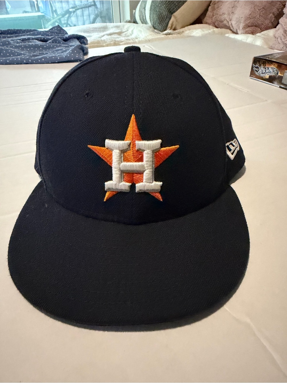 Houston Astros New Era 59FIFTY Navy Fitted Hat Size 7 1/4